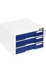 Szafka na dokumenty 3 szuflady granat YELLOW ONE