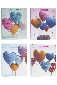 Rozette Torebka ozdobna 18x23x8 serce mix
