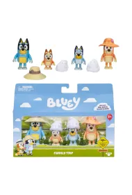 Figurki Bluey Rodzinna Wycieczka 4 sztuki BLU17654