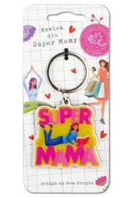 Pan Dragon Brelok metalowy Super Mama