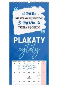 Kalendarz 2027 notatnikowy Plakaty-cytaty