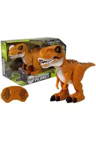 Dinozaur zdalnie sterowany br�zowy LeanToys