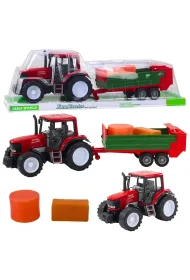 Traktor rolniczy z przyczep� zielon� LeanToys