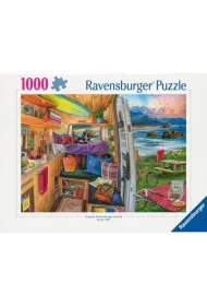 Puzzle 1000 el. Widok z kampera Ravensburger