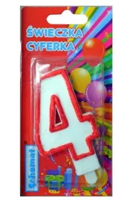 Schemat �wieczka cyferka 4