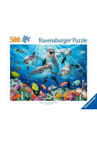 Puzzle 500 el. 2D Delfiny Ravensburger
