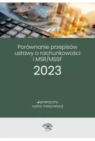 eBook Porwnanie przepisw Ustawy o rachunkowoci i MSR/MSSF 2023 pdf mobi epub