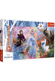Puzzle maxi 24 el. W poszukiwaniu przyg�d. Kraina Lodu Trefl