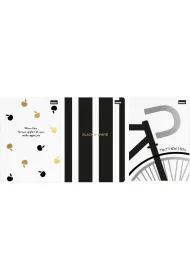 Beniamin Zeszyt A4 60k.w kratk� black&white 1szt.mix
