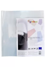 Gimboo Okadka A5 na ksiki z samoprzylepnym brzegiem. 10 sztuk