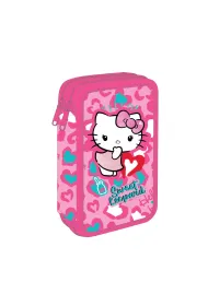 Patio Coolpack, Pi�rnik podw�jny z wyposa�eniem Jumper 2 Hello Kitty - Pink 2 (F066035)