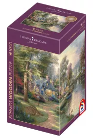 Puzzle 1000 el. Thomas Kinkade Miasteczko nad rzek� Schmidt