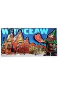 Pan Dragon Magnes I love Poland Wroc�aw