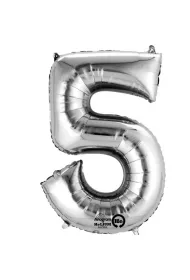 Amscan Balon foliowy cyfra 5 83 cm