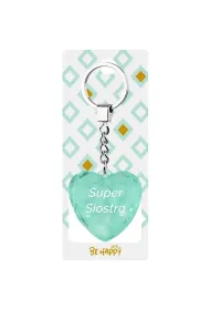Be-Happy Gifts Brelok prezentowy Super Siostra