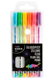 Derform D�ugopisy �elowe fluo 6 szt.