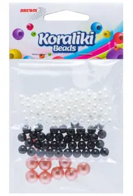 Koraliki do nawlekania 3 kolory 36g Brewis
