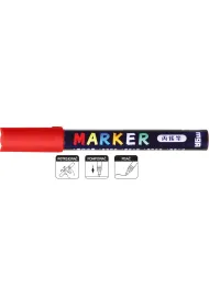 M&G Marker akrylowy 1-2 mm, czerwony
