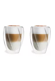Vialli Design Zestaw szklanek z podwjn ciank Cristallo 25493 2 x 300 ml