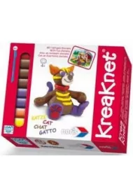Noris Spiele Kotek z naturalnej modeliny. Zestaw kreatywny