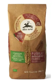 Alce Nero Makaron z p�askurki razowy fusilli 500 g Bio