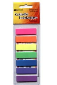 Polsirhurt Zak�adki indeksuj�ce plastikowe 12x45 mm