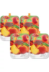 Purena Przecier brzoskwiniowy 100% Zestaw 4 x 350 g