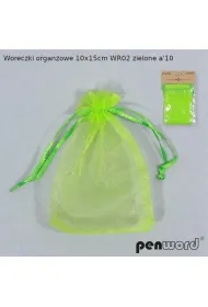 Penword Woreczki organzowe 10x15cm Zielone