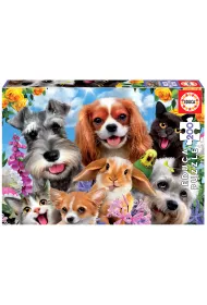 Puzzle 200 el. Zwierzta domowe Educa