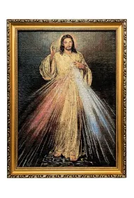 Obraz Haftowany Jezus Mi�osierny 42x32cm