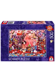 Puzzle 500 el. PQ Japo�ska ceremonia picia herbaty Schmidt