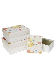 Rozette Zestaw pude�ek PUD-22194-PR 3 szt. (S: 16,5*14,5*8,5, M: 21,5*17,5*9,5, L: 25,5*20,5*10,5)