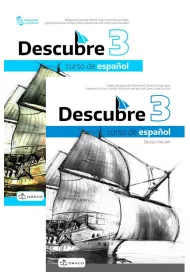 Pakiet Descubre 3. Curso de español: Podrcznik + nagrania online, Zeszyt wicze do jzyka hiszpaskiego