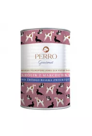 Perro Gourmet Krlik z marchewk karma mokra dla psw dorosych 400 g