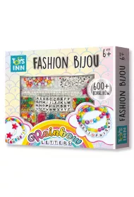 Fashion Bijou zestaw koralik�w Rainbow Letters Stnux