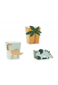 PartyDeco Pude�ka na przek�ski Dinozaury