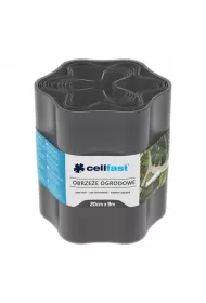 Cellfast Obrzee ogrodowe grafitowe 20 cm x 9 m
