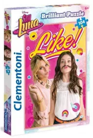Puzzle 104 el. Brilliant Soy Luna Clementoni