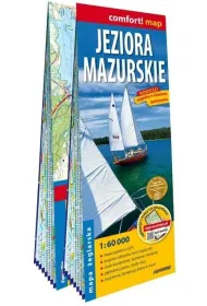 Jeziora Mazurskie laminowana mapa �eglarska 1:60 000