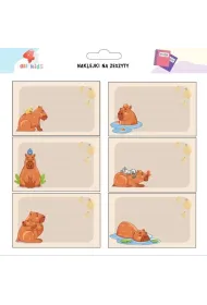 All4Kids Naklejki na szafk� i zeszyt Kapibara 2