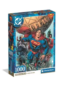 Puzzle 1000 el. Compact DC Superman Clementoni