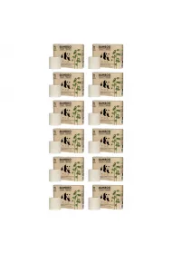 ZUZii Bambusowy papier toaletowy 3-warstwowy zestaw 12 x 6 szt.