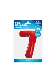 Godan Balon foliowy Cyfra 7 BC-HCW7 czerwona 85cm