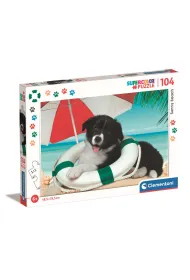 Puzzle 104 el. SuperColor. Sunny Beach Clementoni