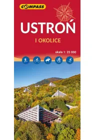 Ustro� i okolice, Brenna mapa skala 1 : 25 000