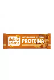 Dobra Kaloria Baton proteinowy z kremem orzechowym i karmelem 42 g