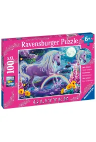 Puzzle 100 el. XXL Brokatowy jednoro�ec Ravensburger