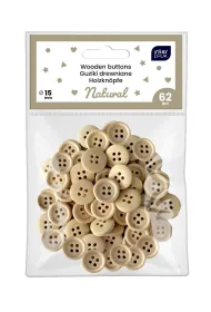 Interdruk Guziki naturalne 62 szt