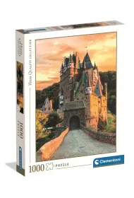 Puzzle 1000 Golden Hour at Eltz Castle Clementoni