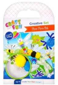 Craft with Fun Zestaw kreatywny Pompon Zwierzak *